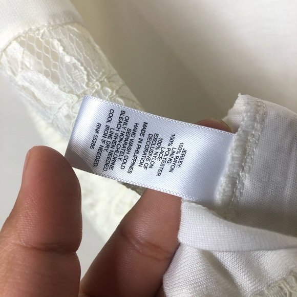 Express Sleeveless White Lace Tank Top - Picture 4 of 9